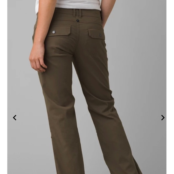 Prana size 12 regular length Halle hiking pants in slate green - Picture 2 of 10